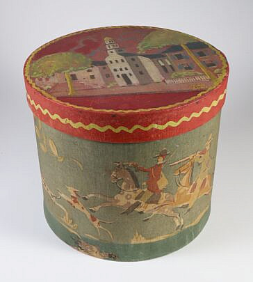 Tony Sarg Decorated Top Hat Box