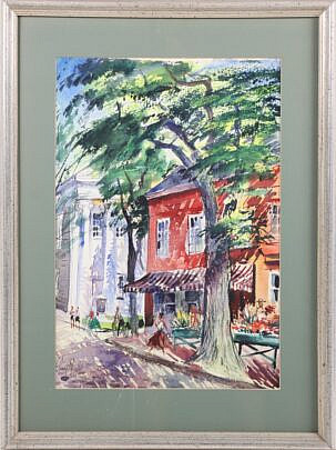C. Robert Perrin "Corner of Main" at Center Street