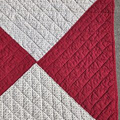 American Vintage “Lone Star” Patchwork Quilt, circa 1920s