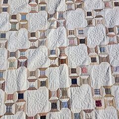 American Vintage “Thread Spool” Patchwork Quilt, circa 1920s