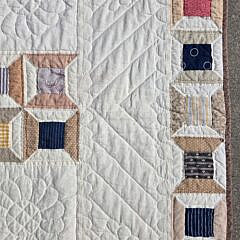 American Vintage “Thread Spool” Patchwork Quilt, circa 1920s
