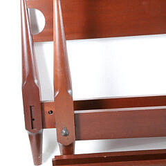 Stephen Swift Mahogany King Mushroom Bed, circa 2000