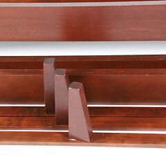 Stephen Swift Mahogany King Mushroom Bed, circa 2000