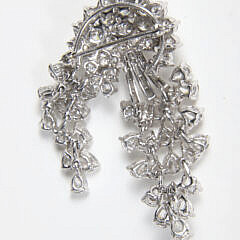 Platinum and Diamond Brooch